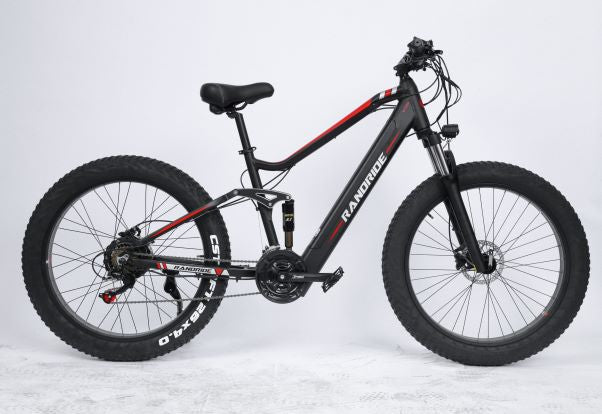 Randride Fat Tire Full Suspension 1000W E-Bike