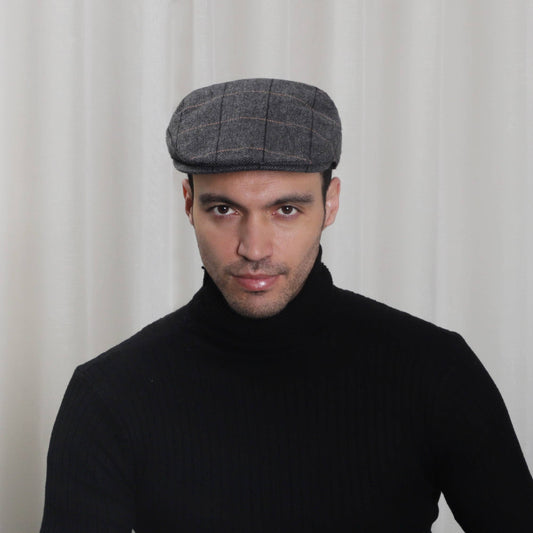 Traditional Tweed Cap Grey