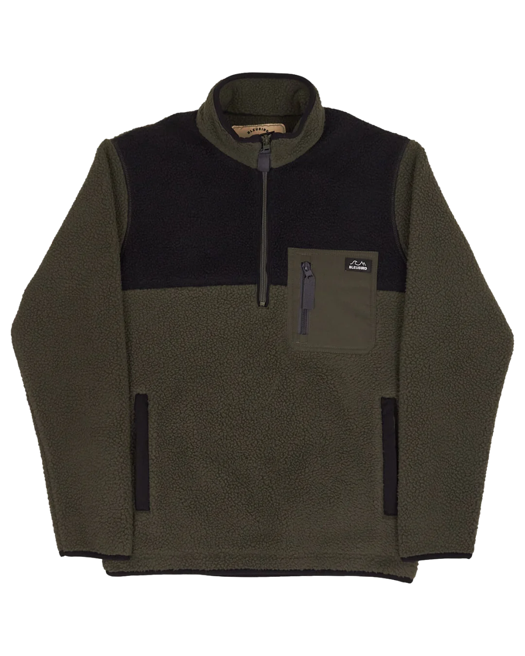 Bleubird Polar 1/4 Zip Fleece - Forest