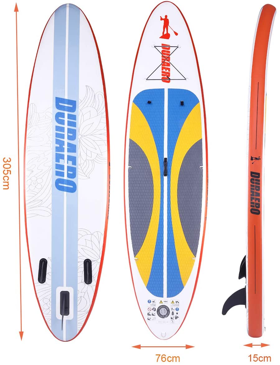 Durearo Inflatable 10ft Stand Up Paddle Board