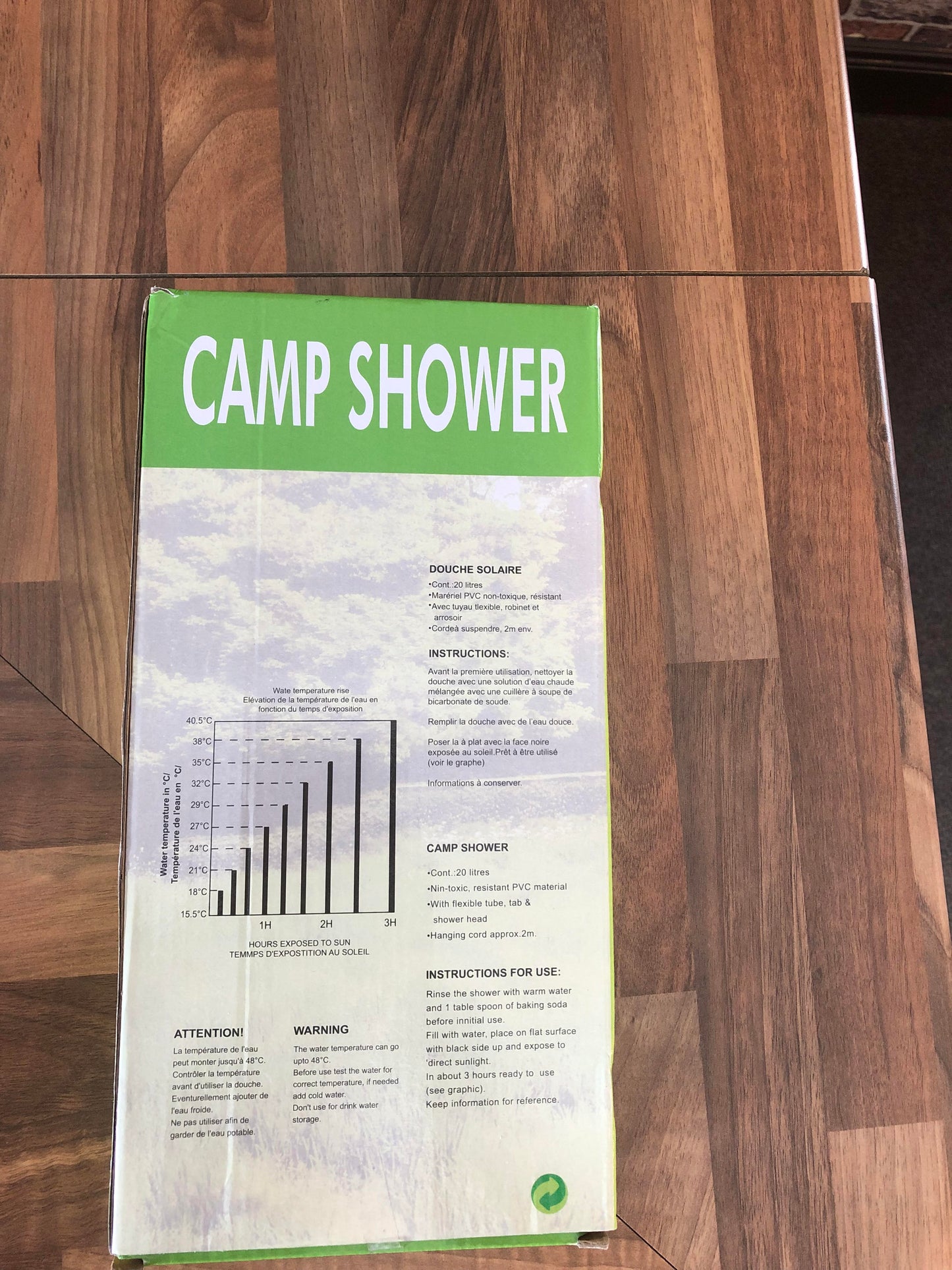 20L Camp Shower
