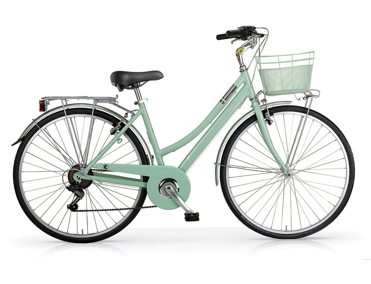 MBM Central Ladies Lightweight Aluminium City Bike With Basket