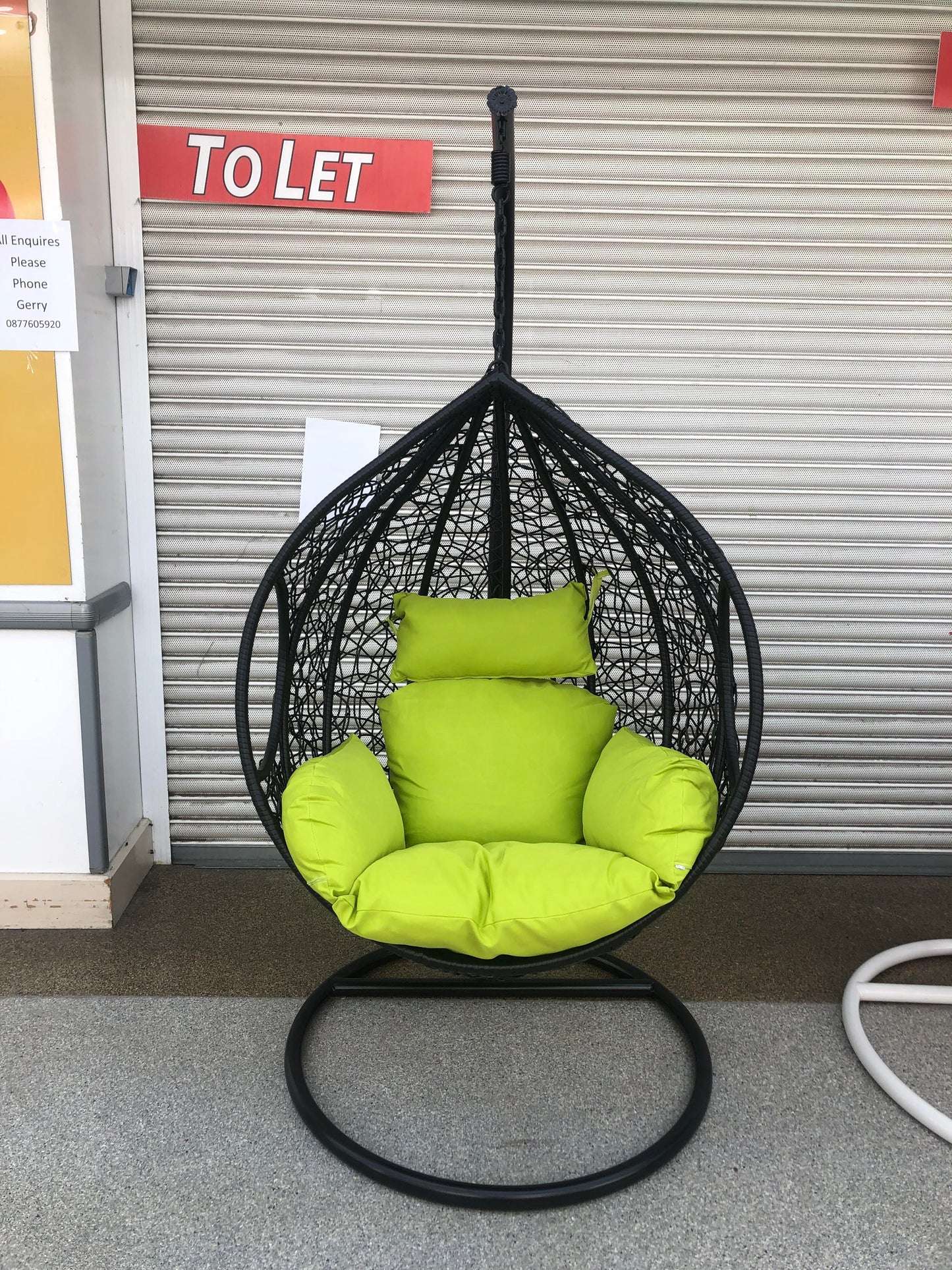 Small Swinging Egg Chair